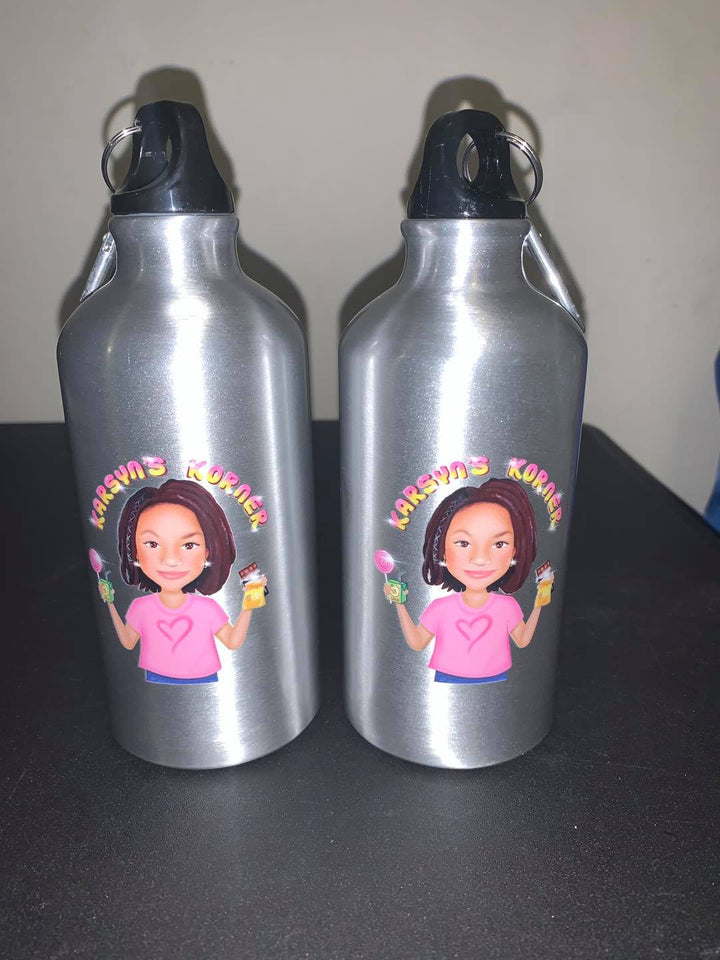 Aluminum Water Bottle with Carabiner