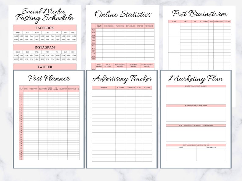 Planner (CREATE YOUR OWN, WE PRINT/BIND/SHIP)