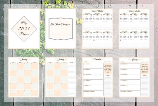 Planner (CREATE YOUR OWN, WE PRINT/BIND/SHIP)