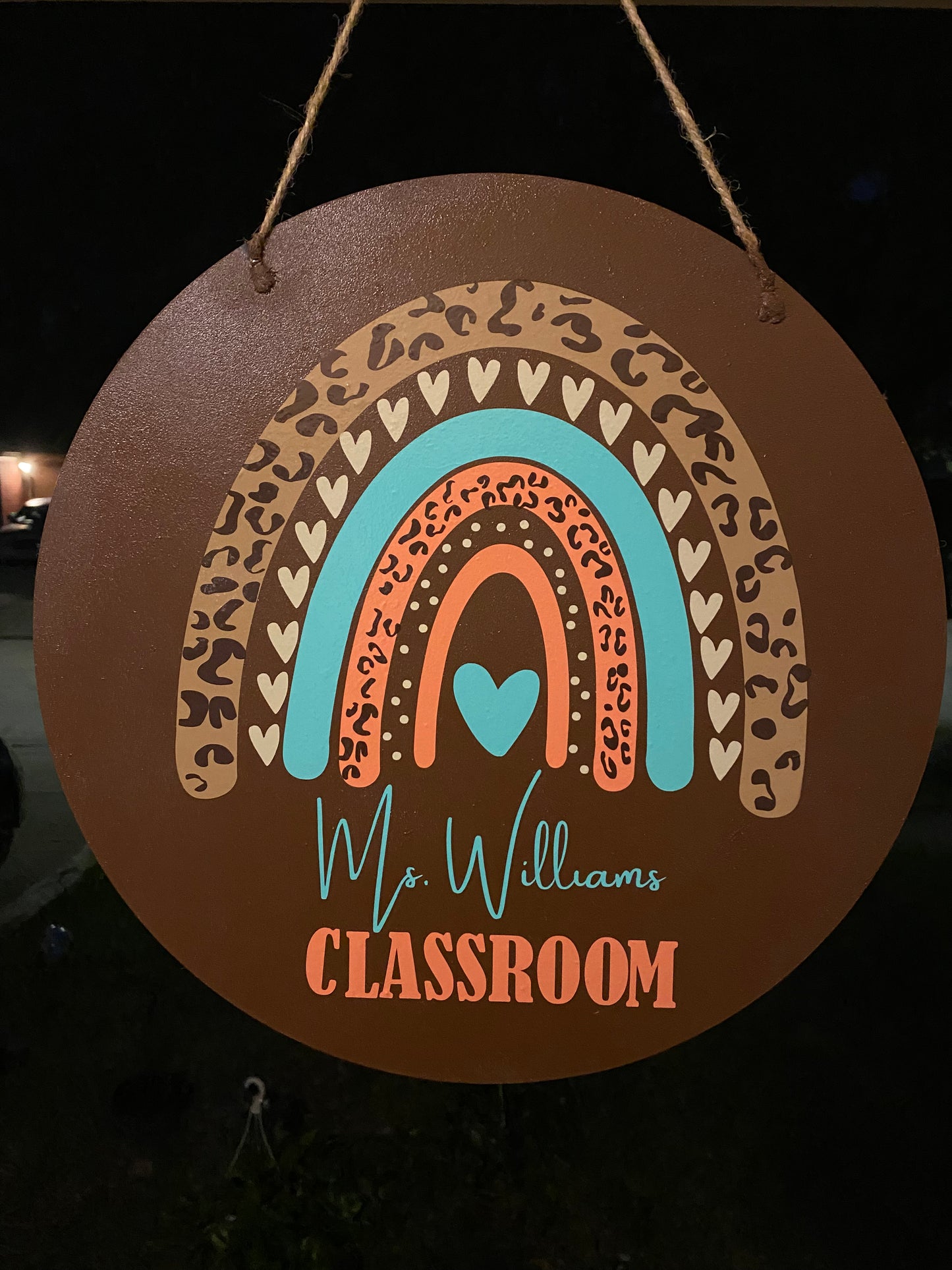 Teacher Welcome Sign