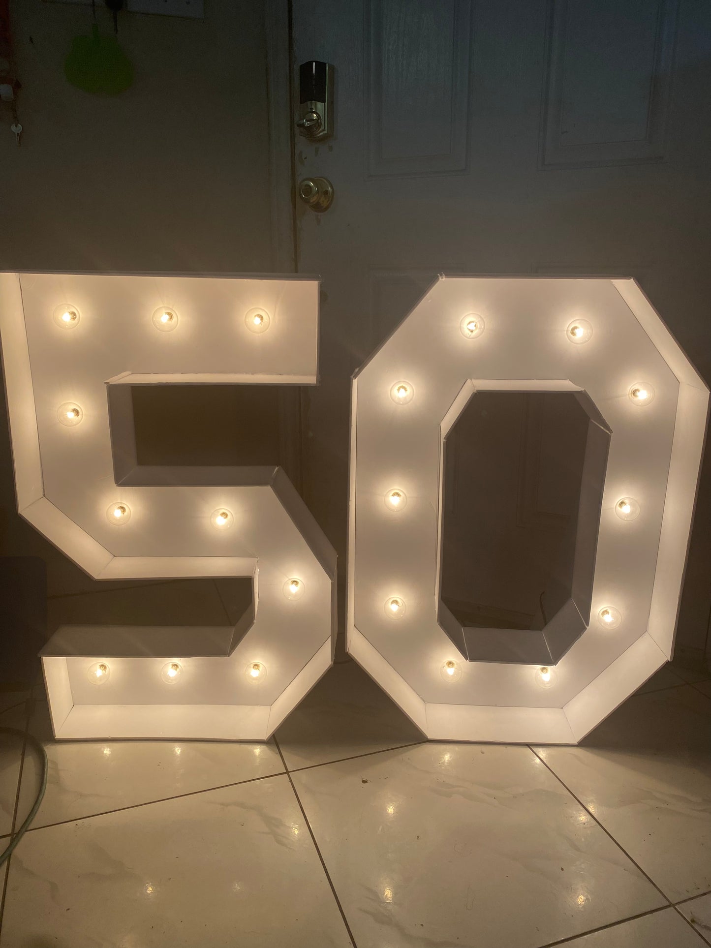 Marquee Letters / Numbers