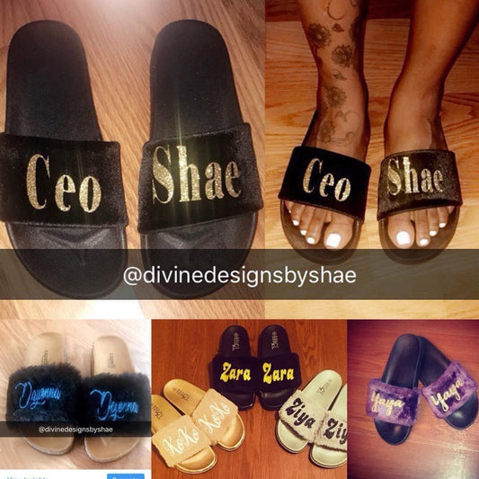 Custom Fur Slides