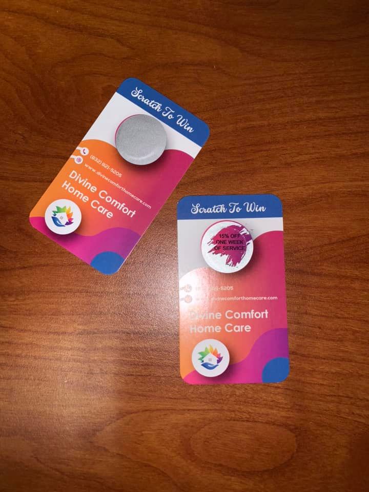 Scratch To Win Cards