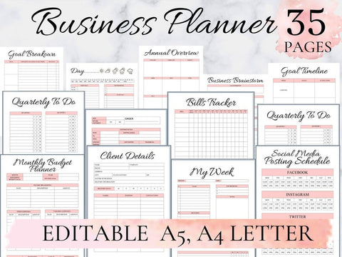 Business Planner Digital Only (You Print)