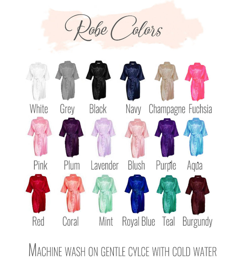 Silk Robes (Bridal, Birthday etc)