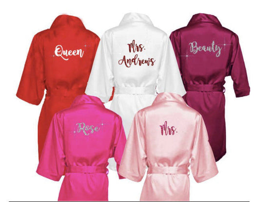 Silk Robes (Bridal, Birthday etc)