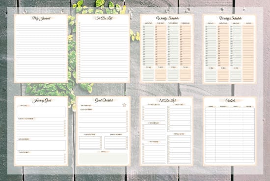 Planner (CREATE YOUR OWN, WE PRINT/BIND/SHIP)